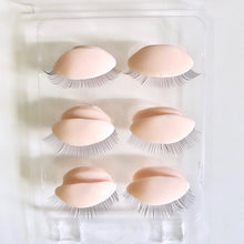 Load image into Gallery viewer, STRAIGHT Eyelash Realistic Eyelids - No Mannequin Head