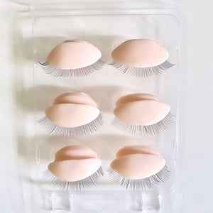 STRAIGHT Eyelash Realistic Eyelids - No Mannequin Head
