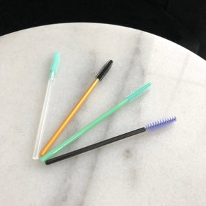 Silicone Lash Brush - Clear handle