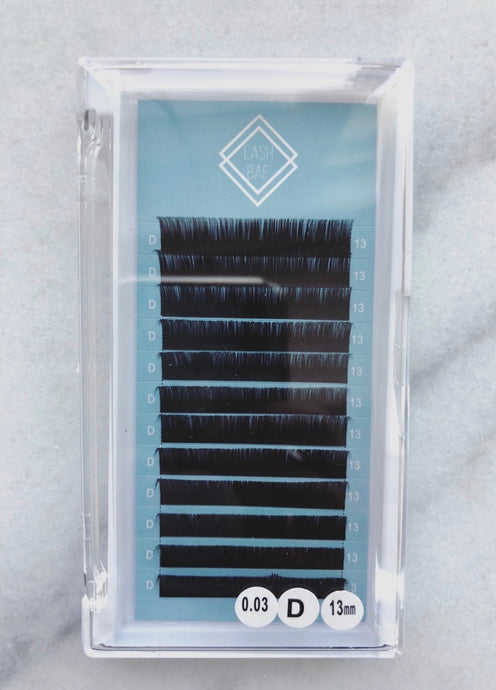 CLEARANCE Satin Silk 0.03 Mega Volume Lashes - Single Length Trays