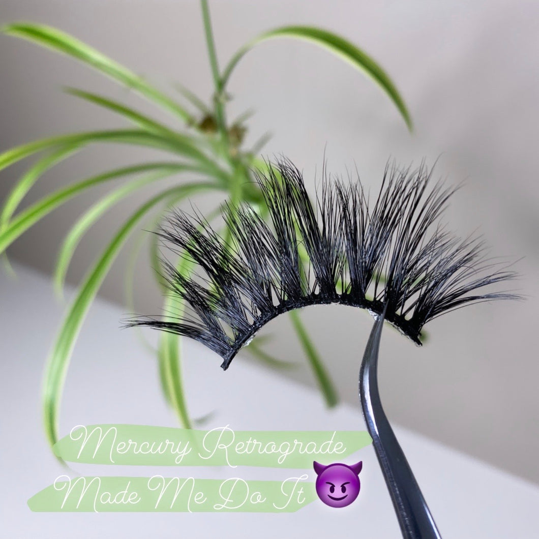 Mercury Retrograde Made Me Do It - 25mm Lashes