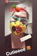 Load image into Gallery viewer, DISCONTINUED - &quot;These Lips Are Made For Not Talkin&#39;&quot; Vog Mask - Military Grade, Activated Carbon Mask