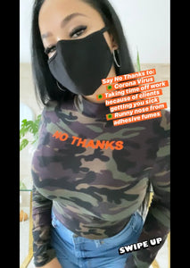 Vog Mask, No Exhale Valve - Military Grade, Activated Carbon Mask