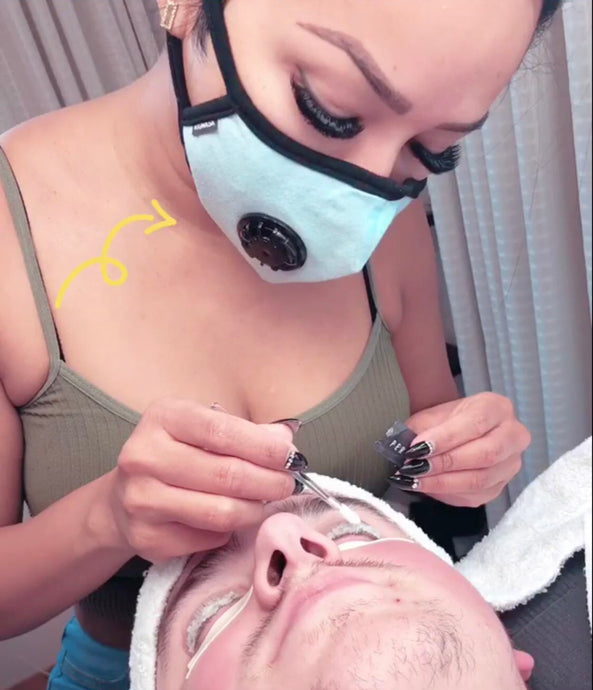 Vog Mask Dual Exhale Valve - Military Grade Activated Carbon Mask - Organic