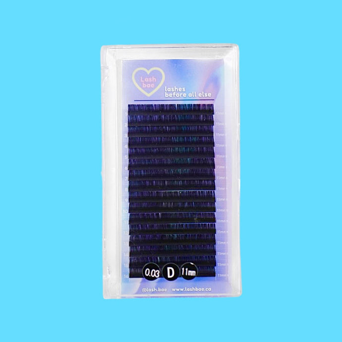 EASY FAN Velvet Mink 0.03 Lashes - Single Length Trays - 16 Lines