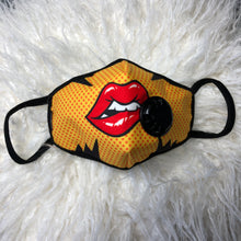 Load image into Gallery viewer, DISCONTINUED - &quot;These Lips Are Made For Not Talkin&#39;&quot; Vog Mask - Military Grade, Activated Carbon Mask
